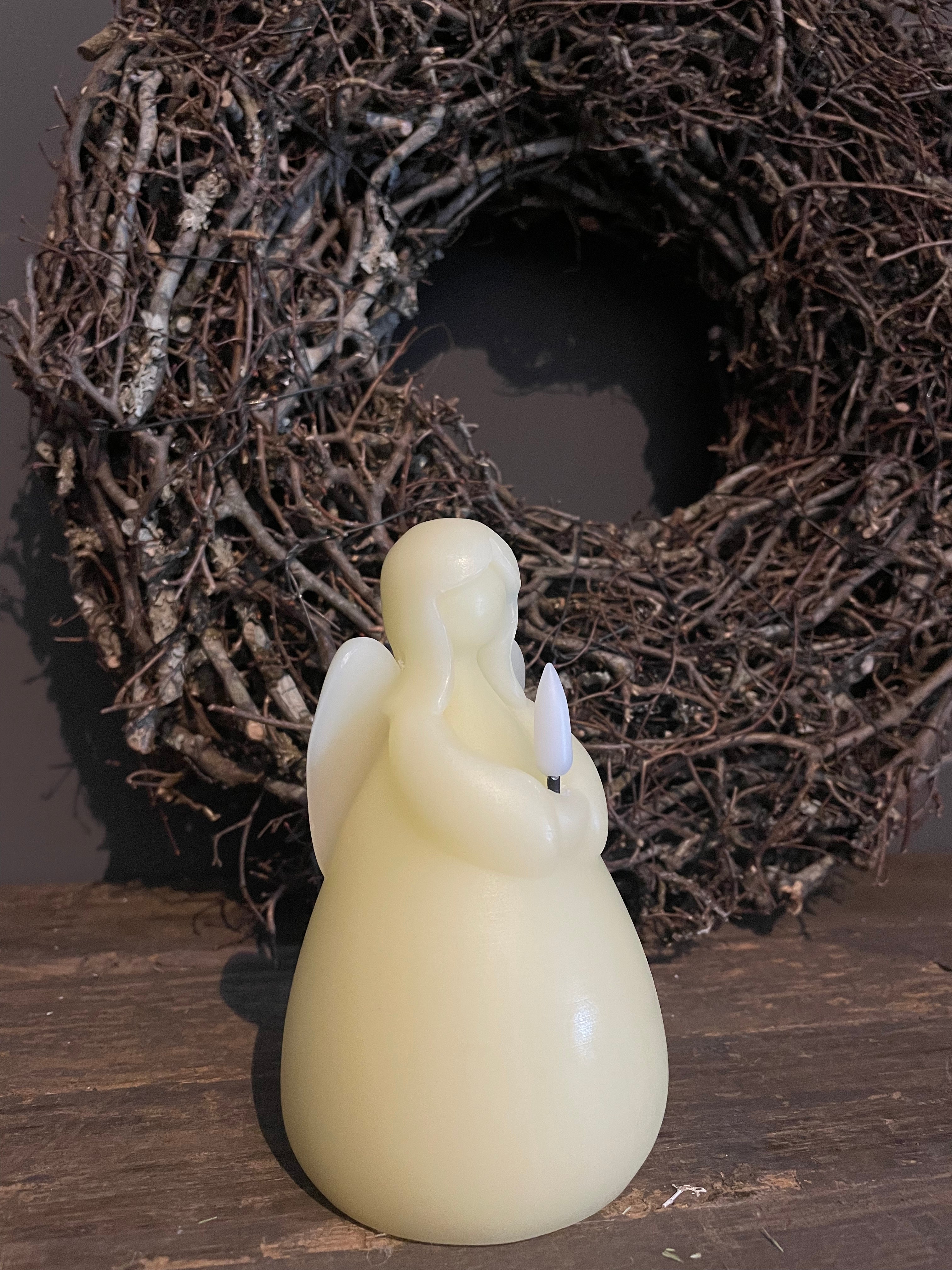 Ledkaars engel creme Countryfield