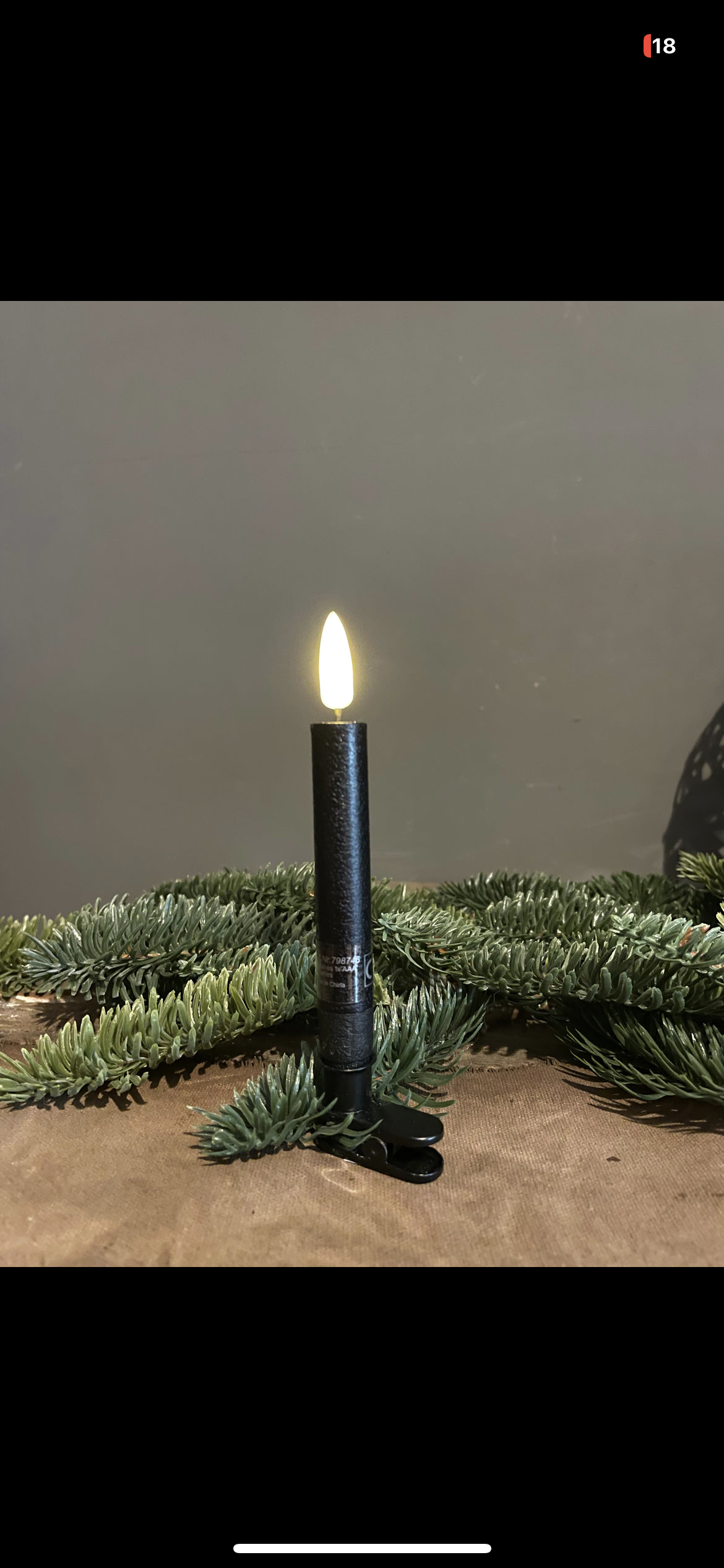 Led kerstboomkaarsje