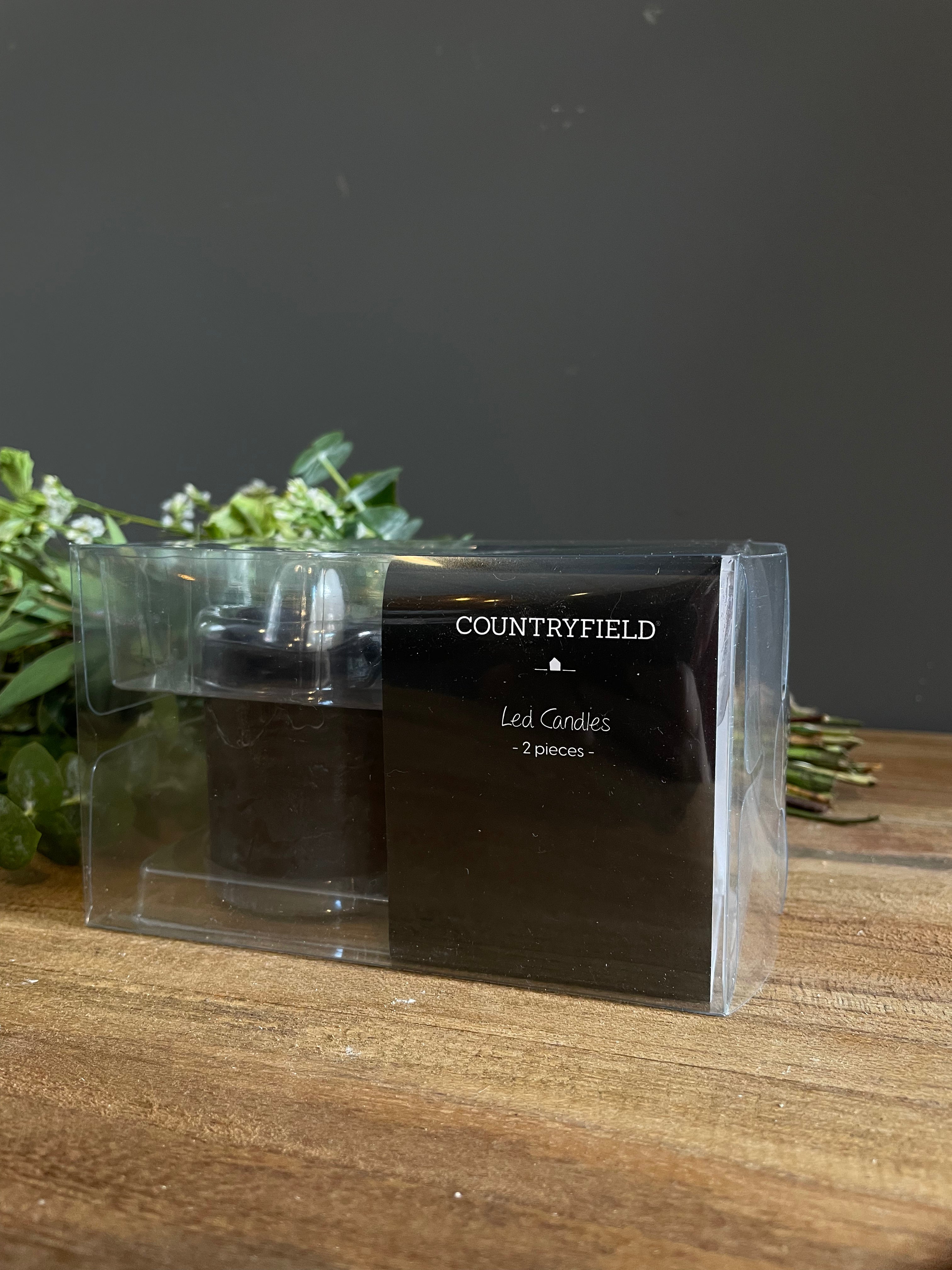Led kaarsen mini zwart Countryfield