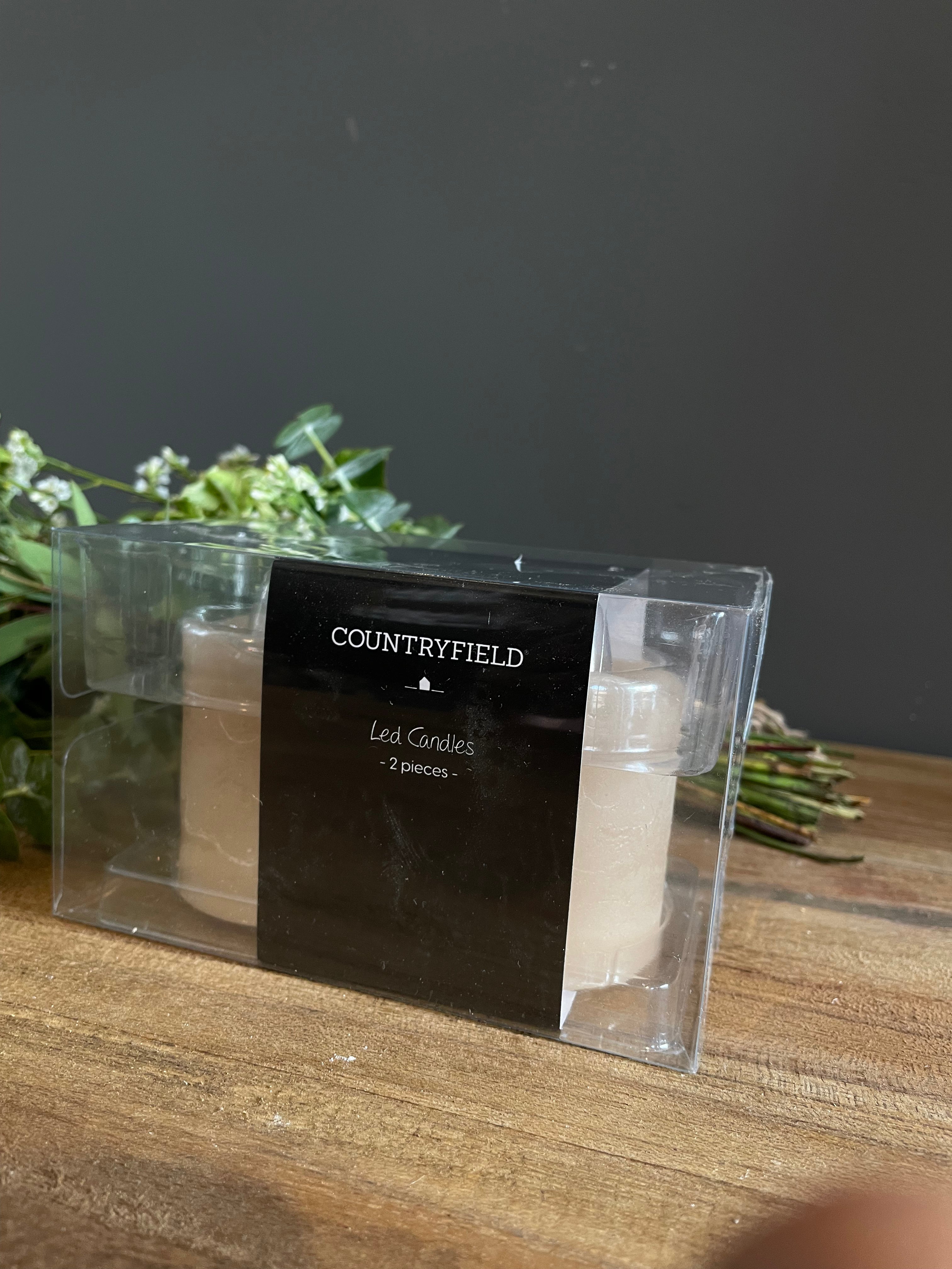 Led kaarsen mini beige Countryfield