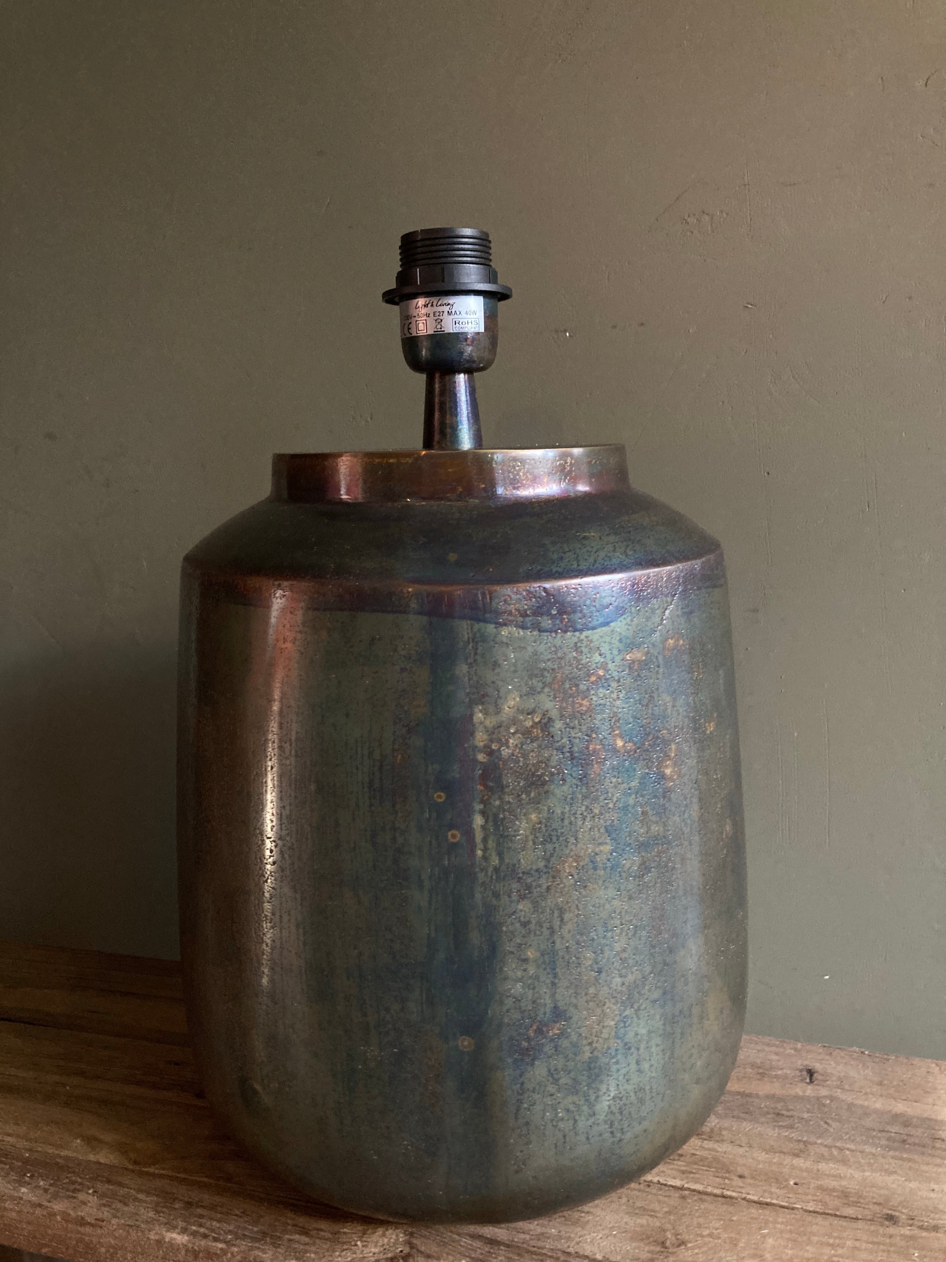 Metalen lampenvoet