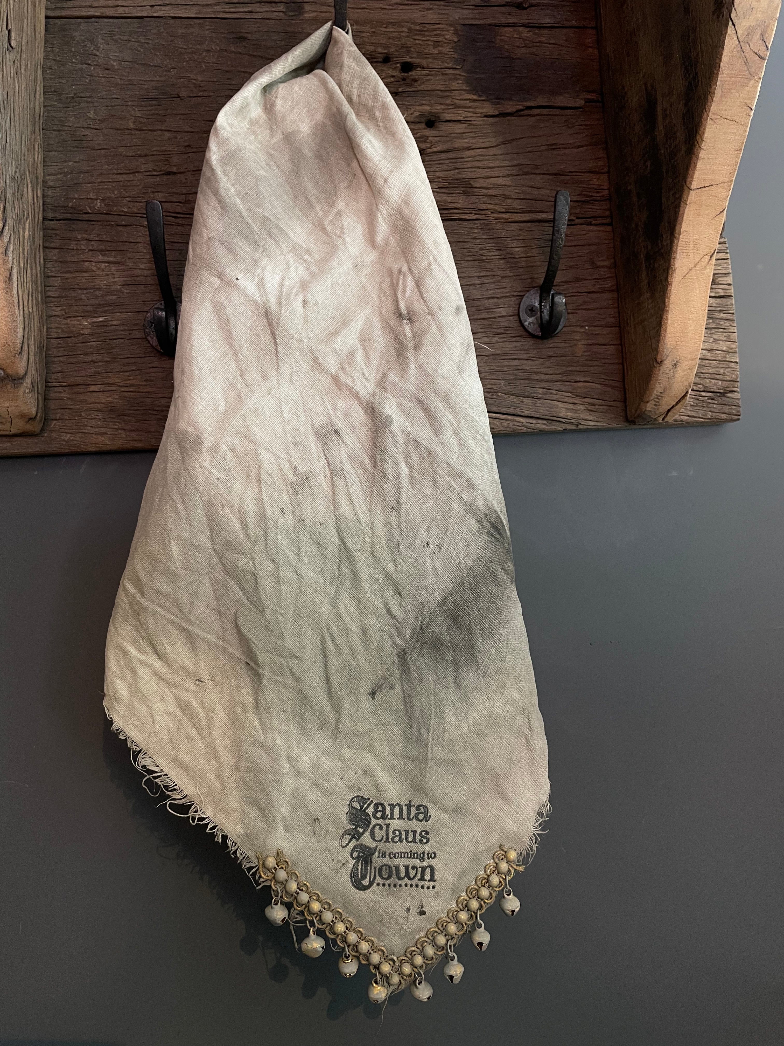 Shabby doek kerst tekst