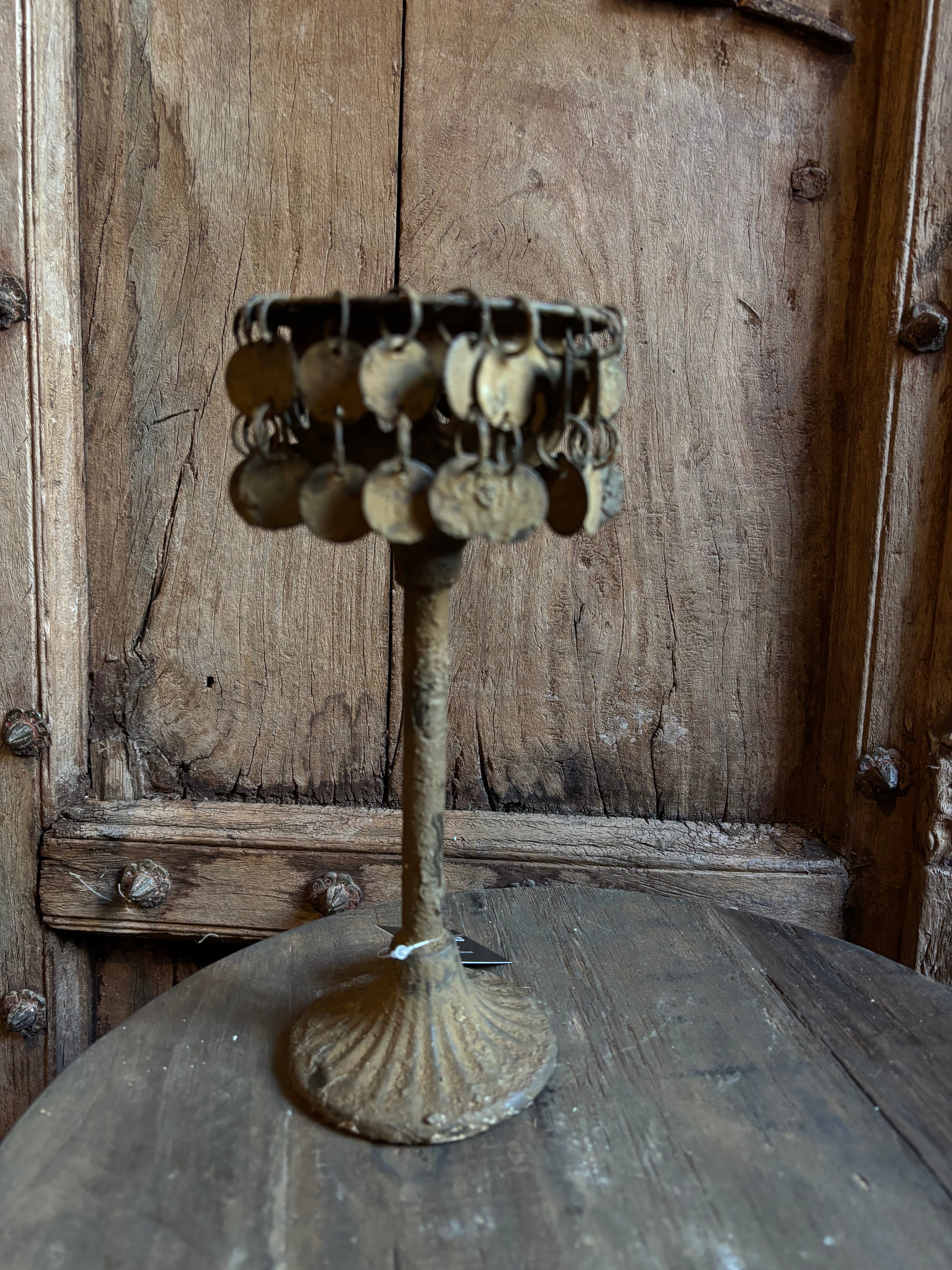 Kandelaar met muntjes klein