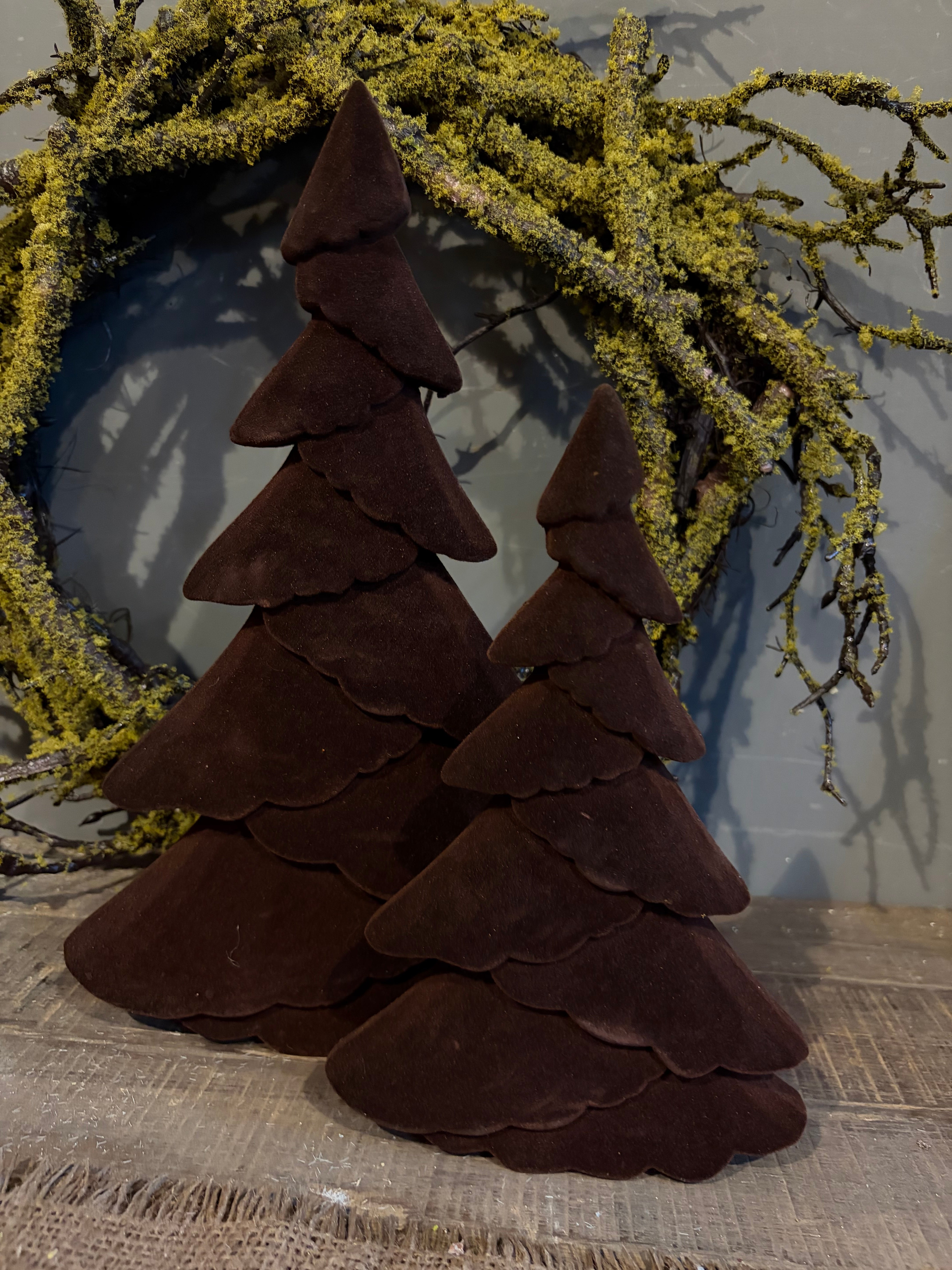 Velvet kerstboom 2 maten