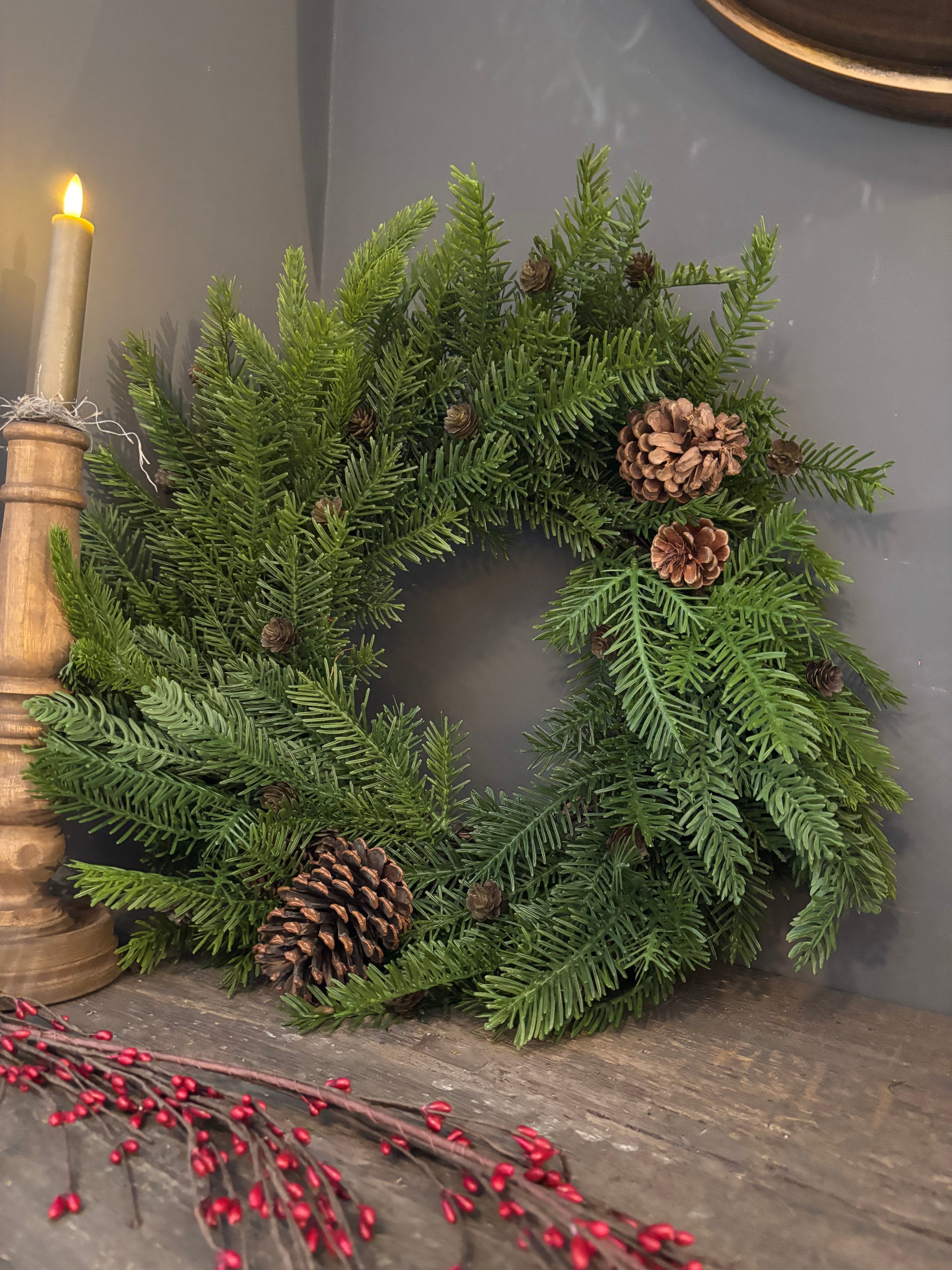 Krans pine cone 50cm
