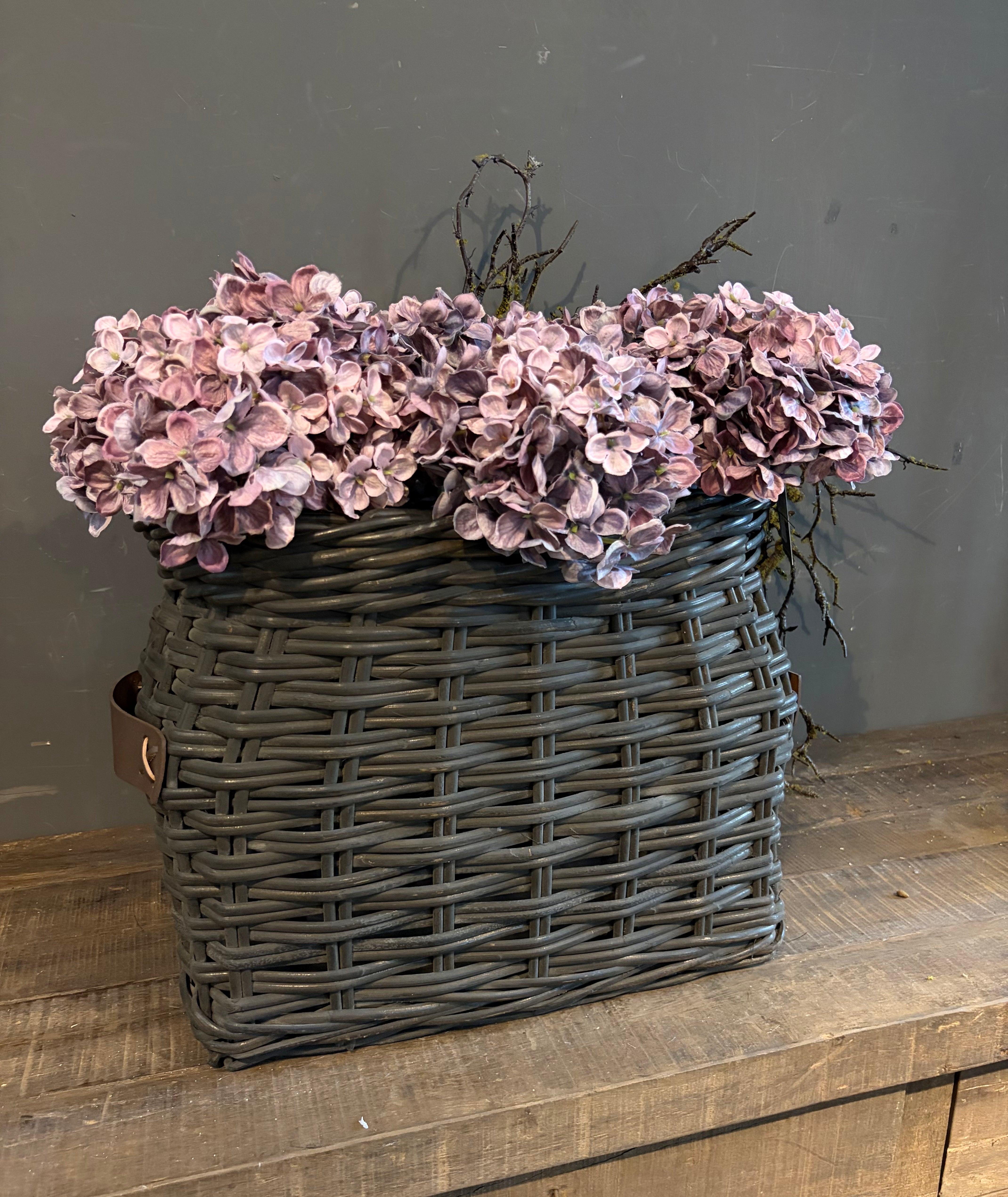 Rotan mand klein en groot