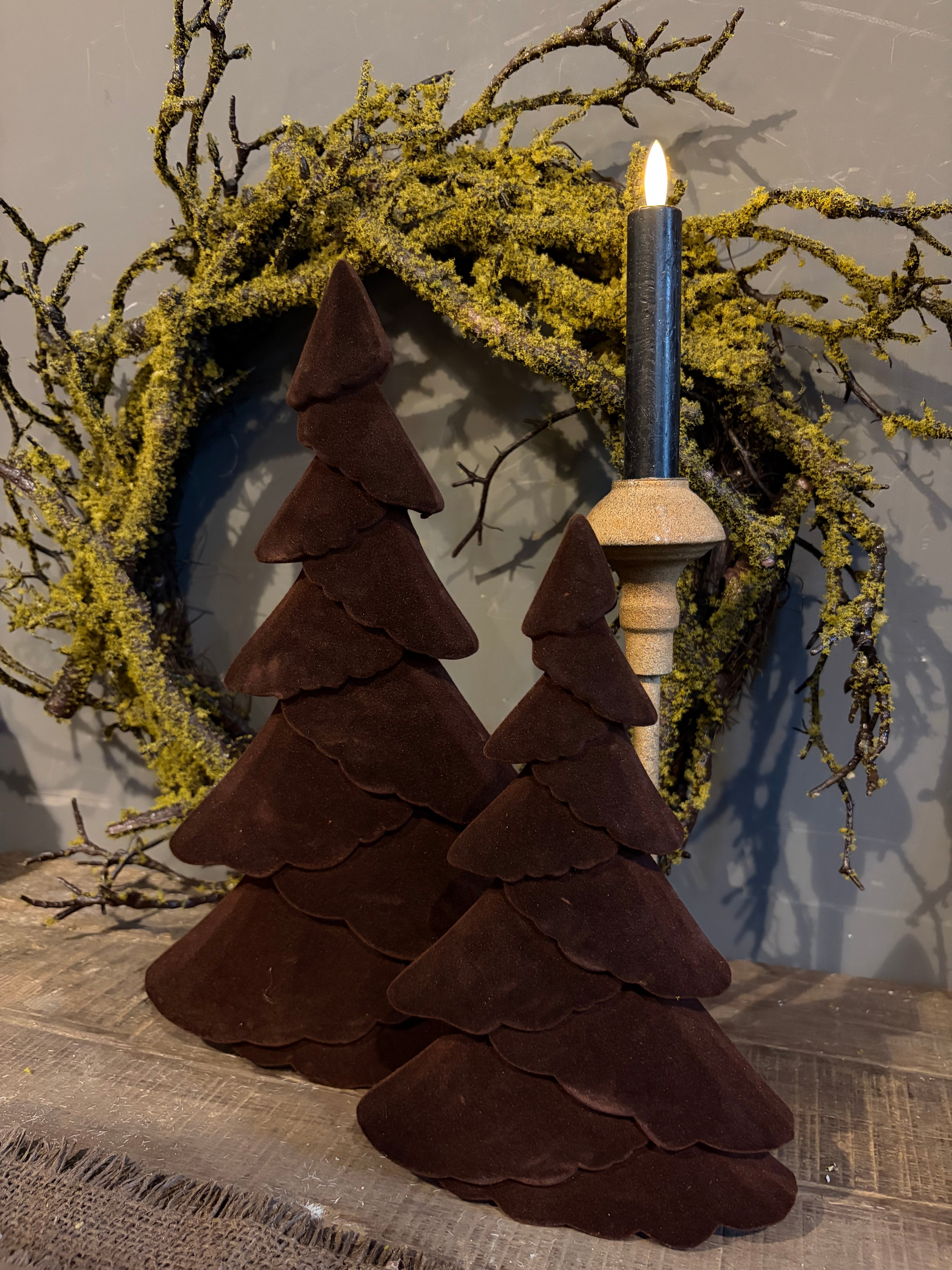 Velvet kerstboom 2 maten