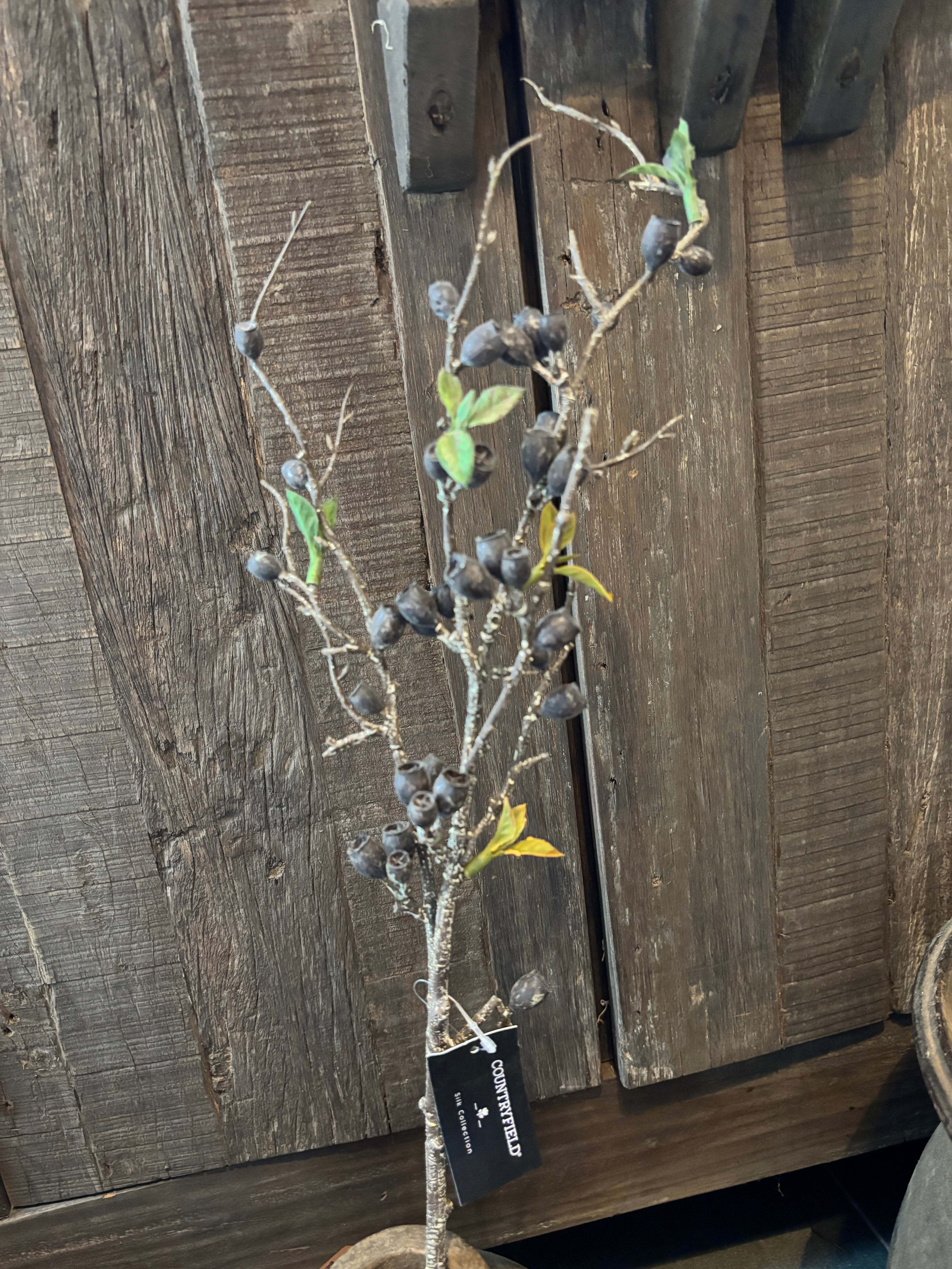Kunsttak eucalyptus zwart