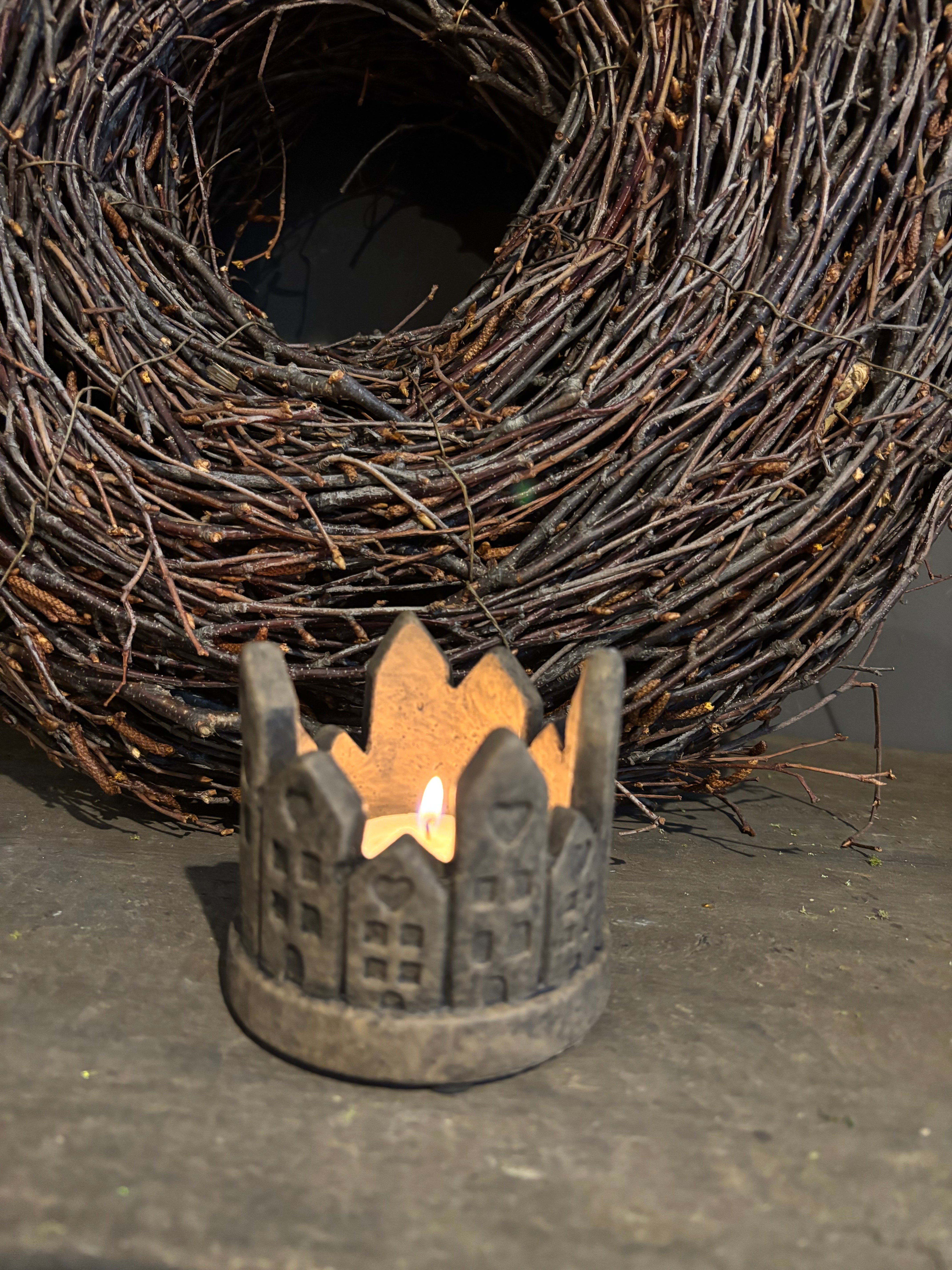 Waxinehouder huisjes Brynxz