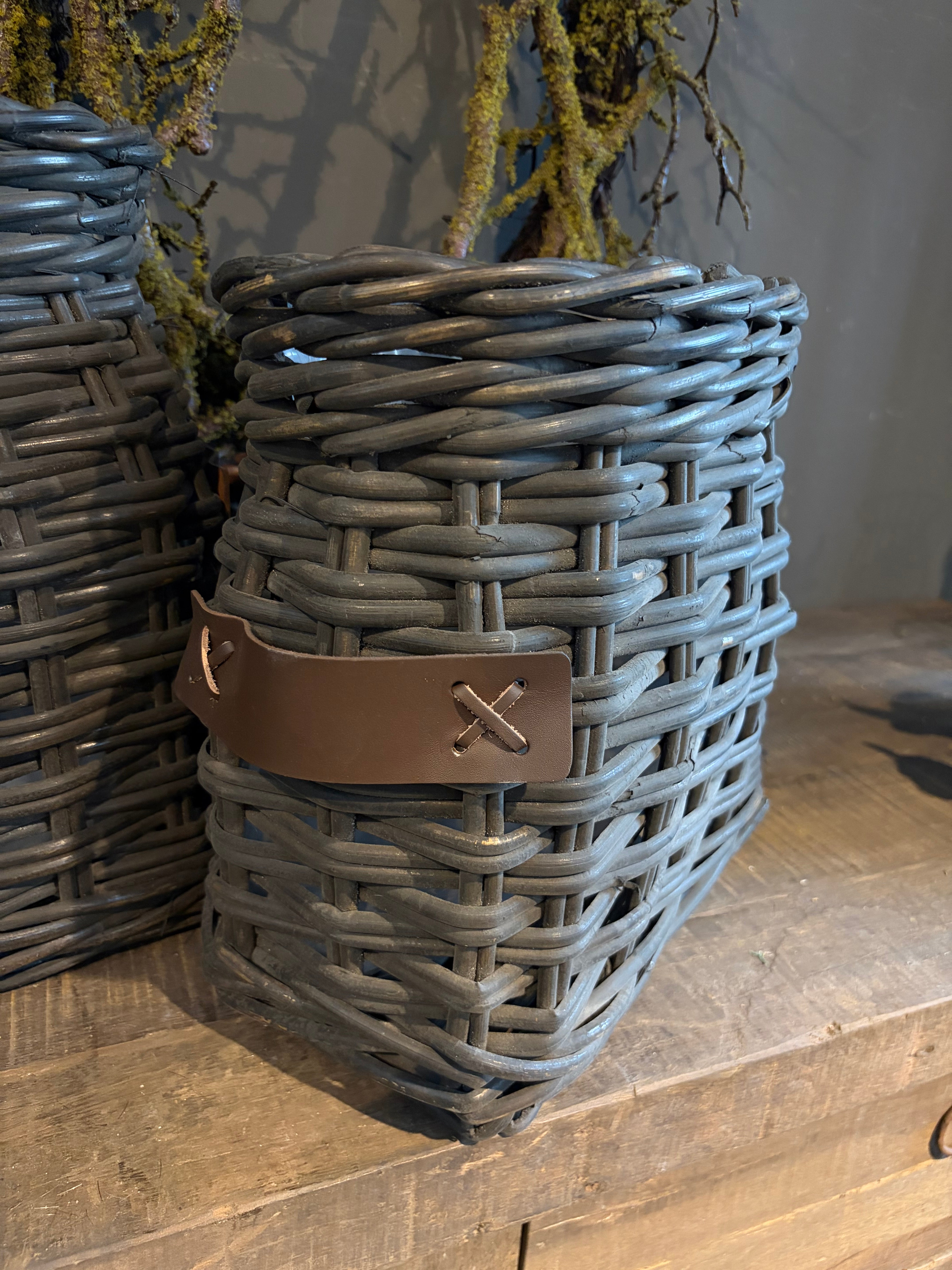 Rotan mand klein en groot