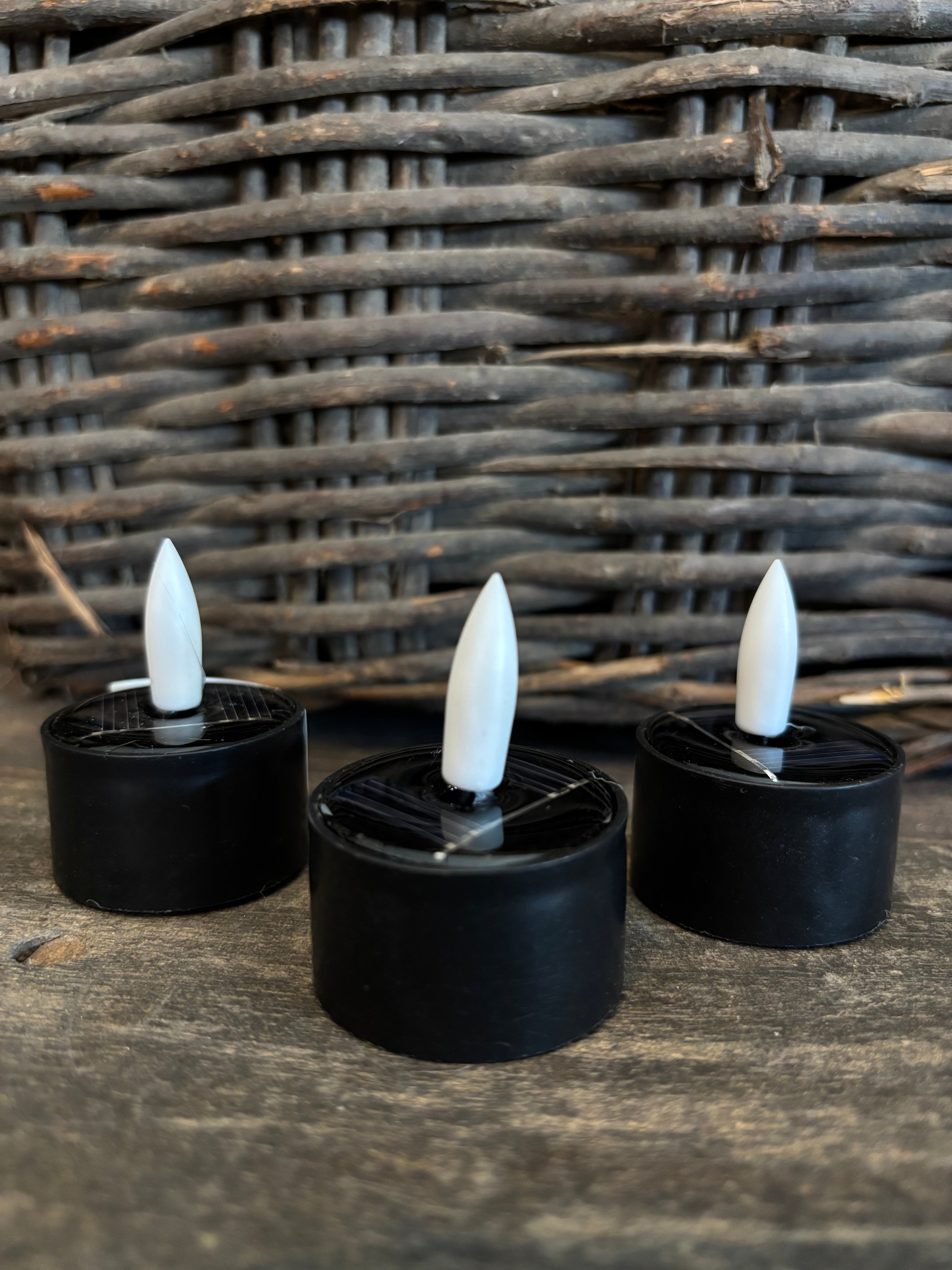 Solar waxines zwart 3 stuks