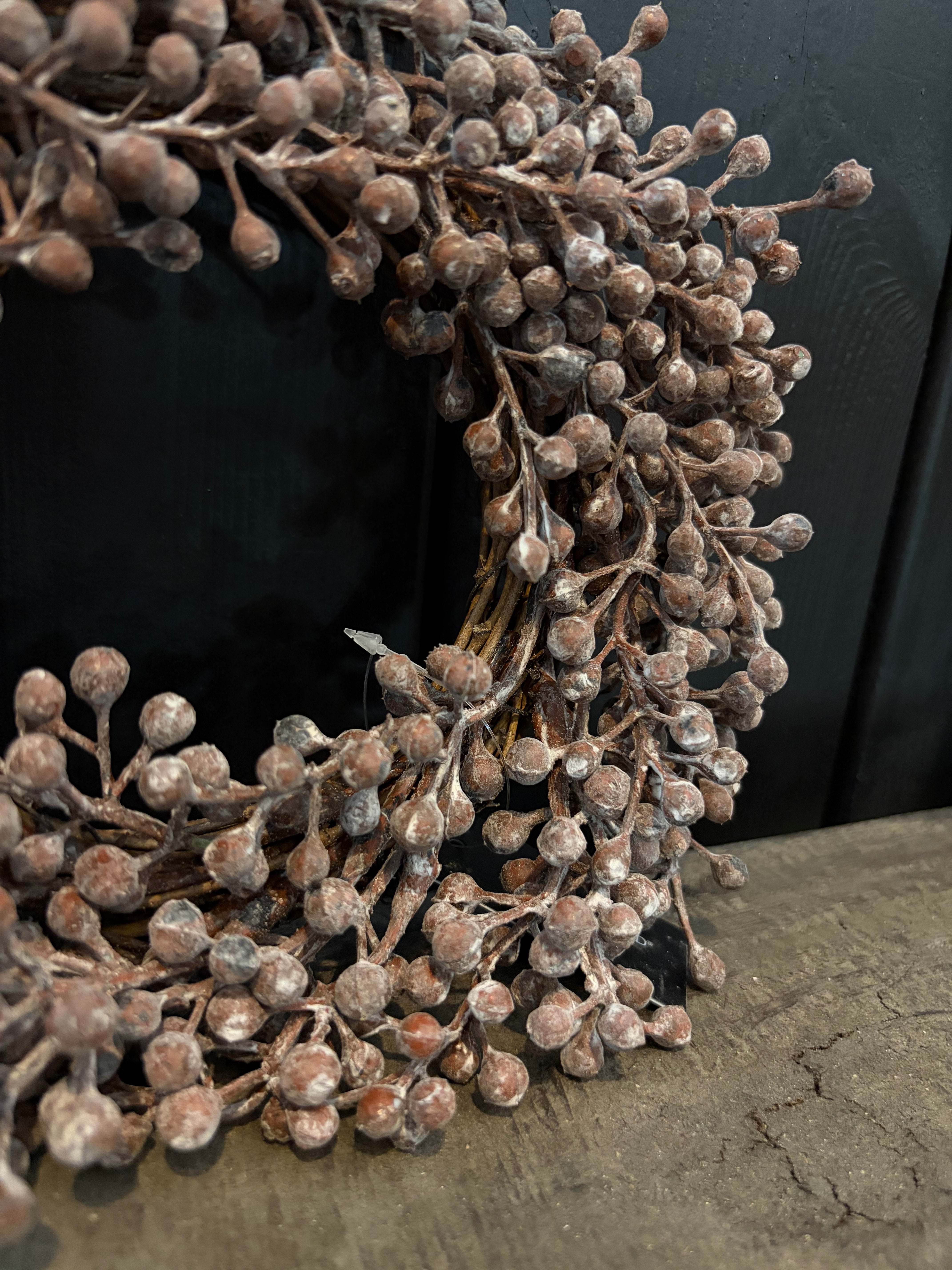 Kunst dadelkrans bruin 20cm