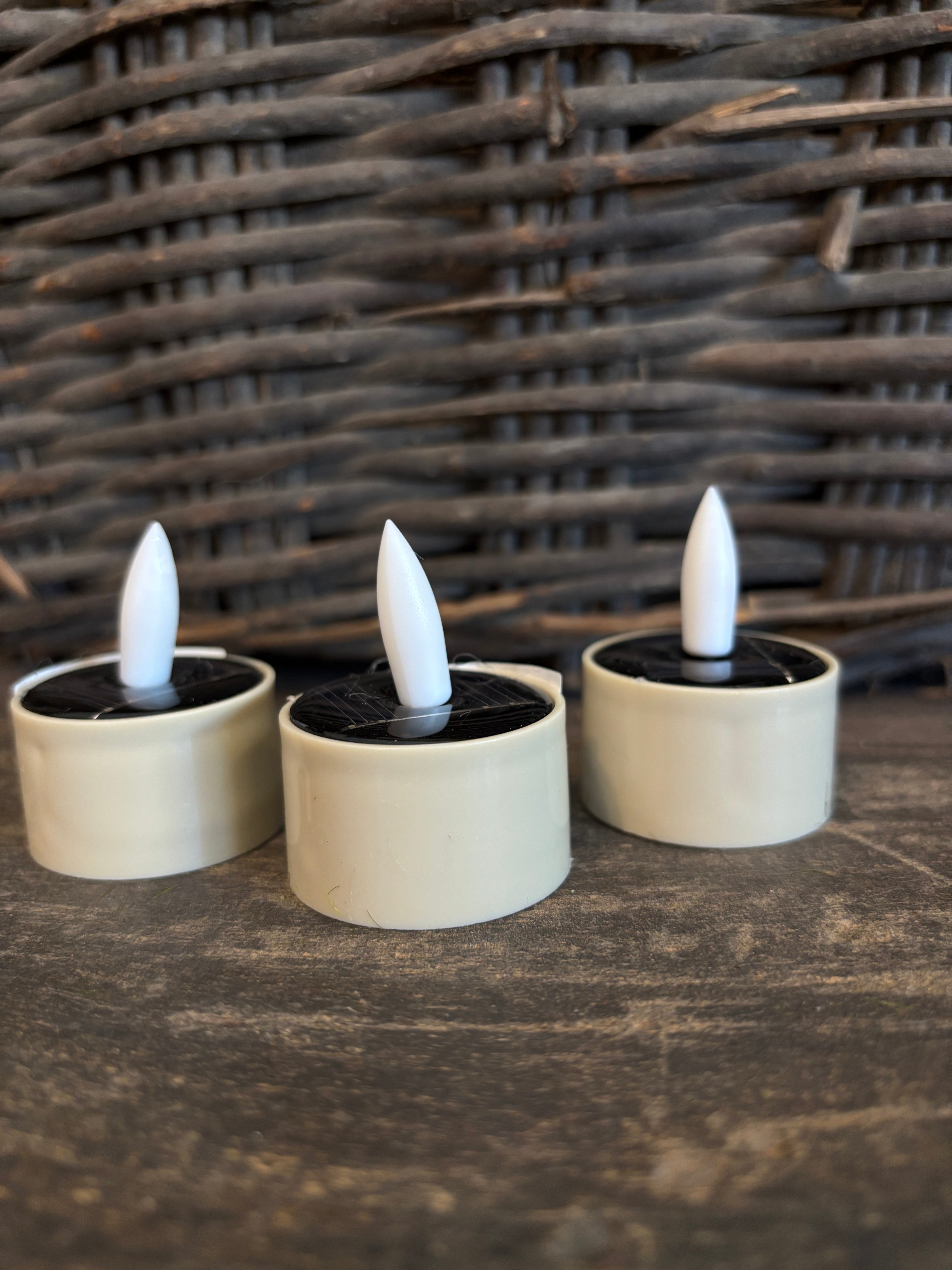 Solar waxines beige 3 stuks