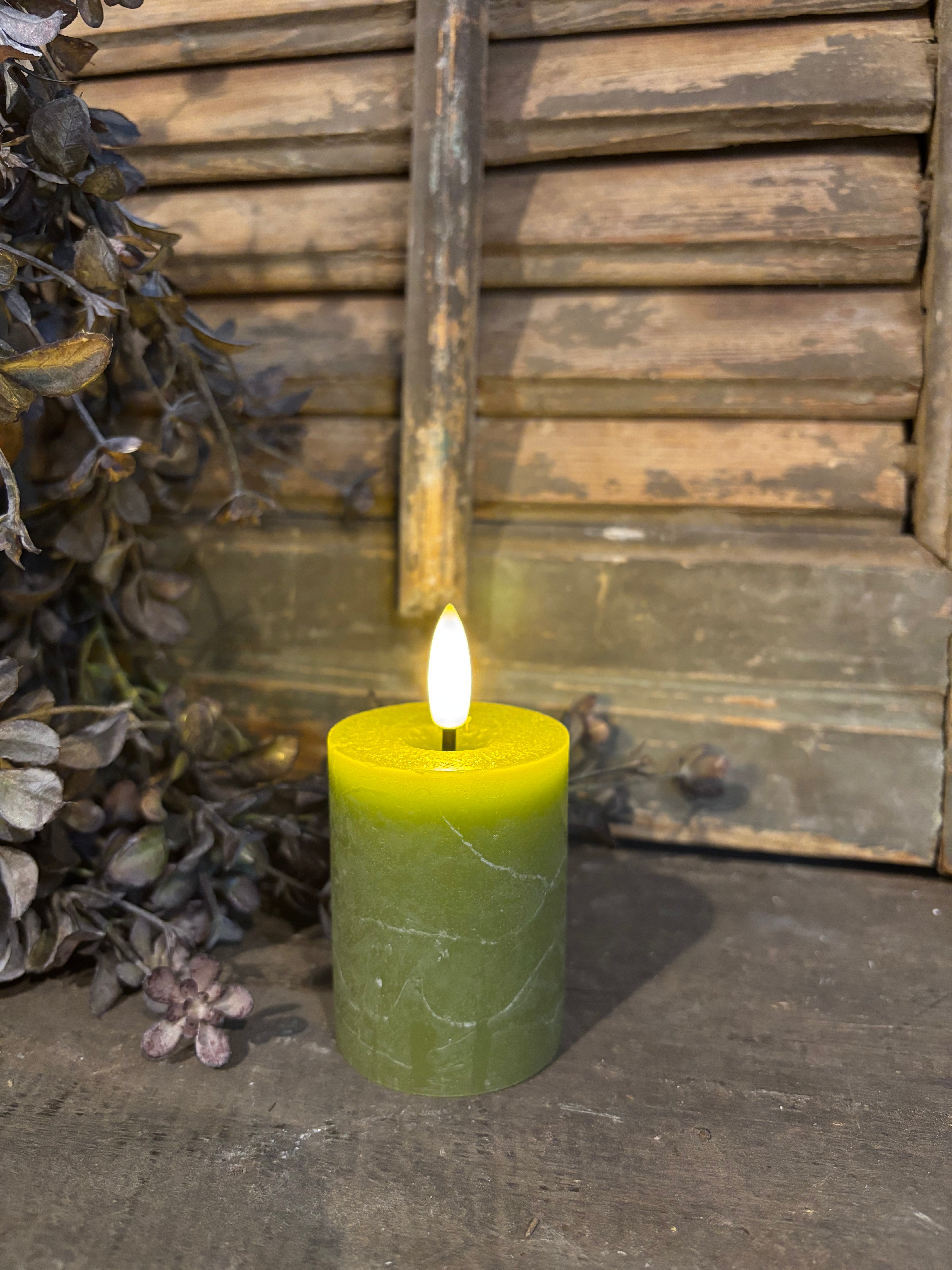 Led kaarsen mini groen Countryfield