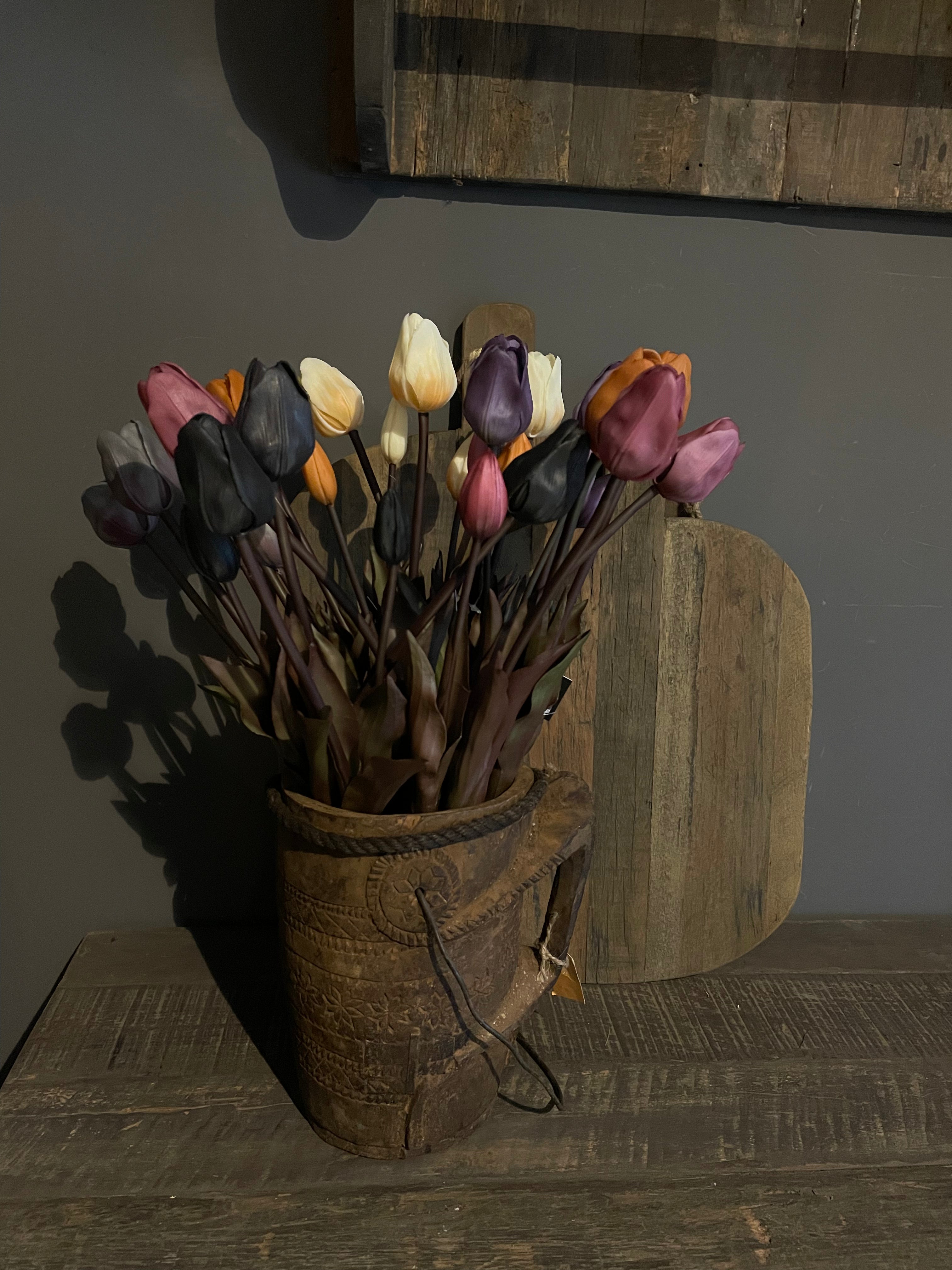 Tulpen zwart lang