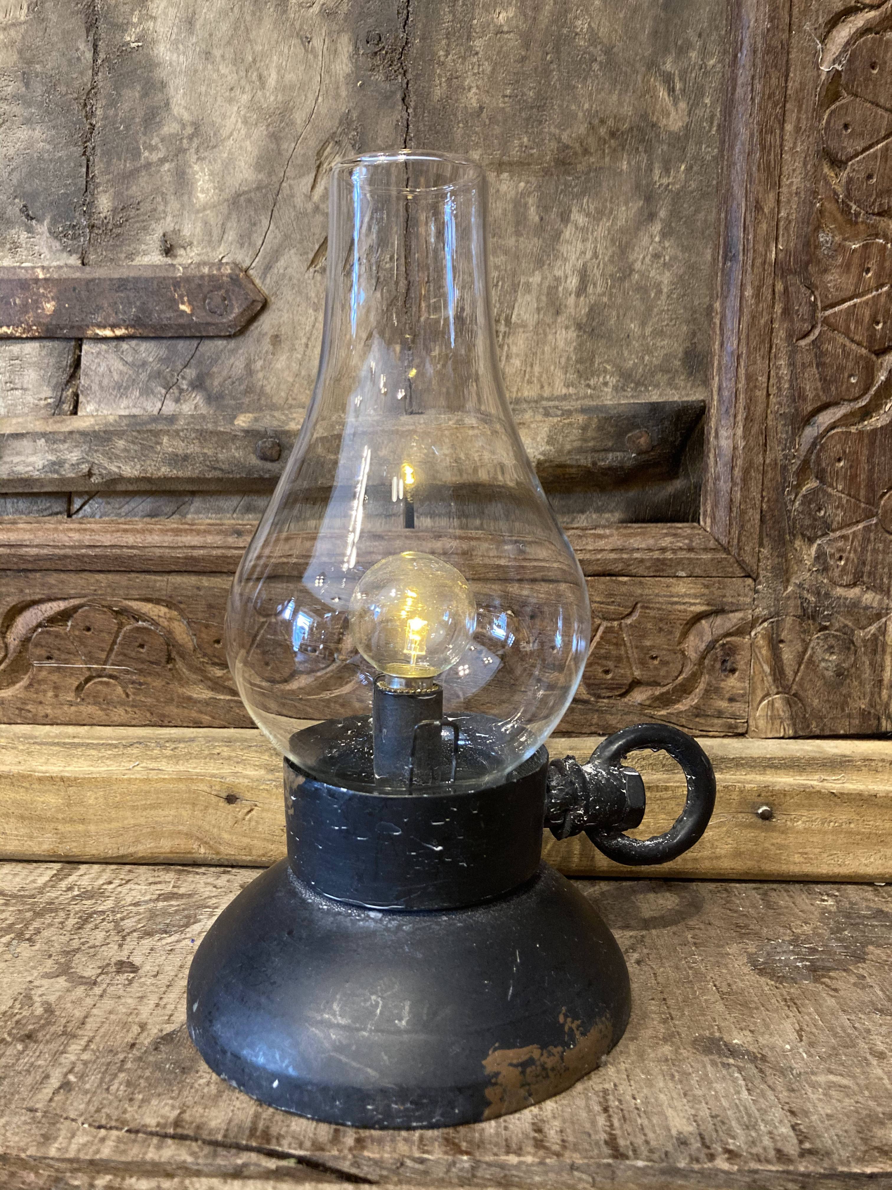 Olielampje LED zwart